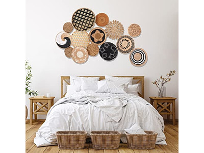 Decoração Boho para Quarto Padrão Africano Parede Boho Armazenamento de Cozinha