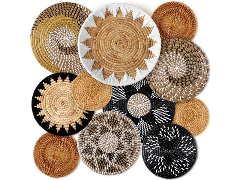 Decoração de Quarto Boho Parede para Sala Colorida Costeira