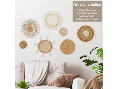 Decoração de Parede de Fazendinha Preta Boho Simples Cinza para Sala de Estar