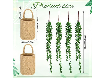 Decoração de Parede de Rattan Artesanal Acessórios de Decoração para Casa e Vida