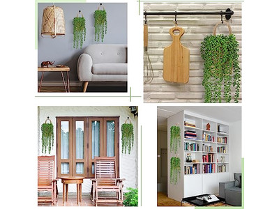 Decoração de Parede de Rattan Artesanal Acessórios de Decoração para Casa e Vida