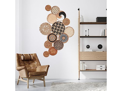 Conjunto de Decoração para Sala de Estar Conjuntos de Parede para Sala Arte Ramadã