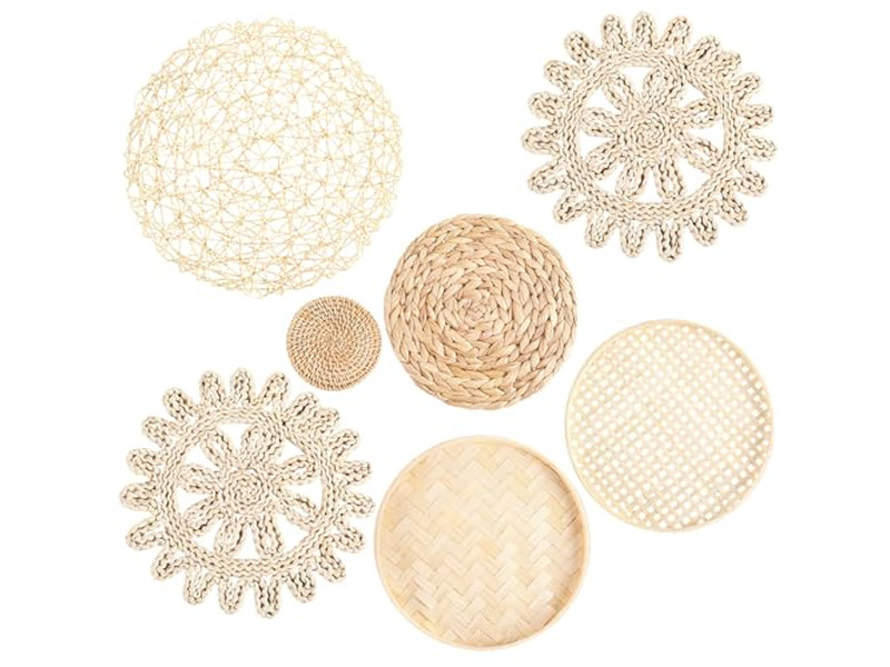 Arte de Parede em Macramê Decoração Boho Colorida para Interiores